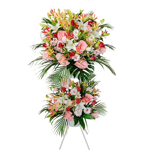 スタンド花 Queen 2段